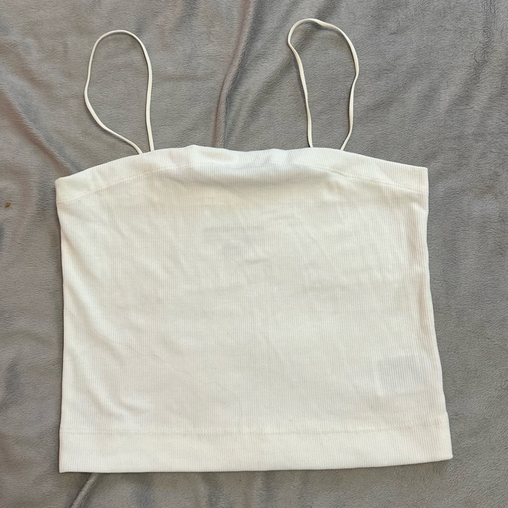 White Spaghetti Strap Top